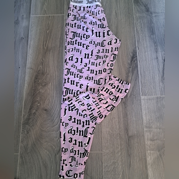 JUICY COUTURE sleepwear PJ lounge PANTS Mauve pink JC comfy casual SM - Picture 3 of 6
